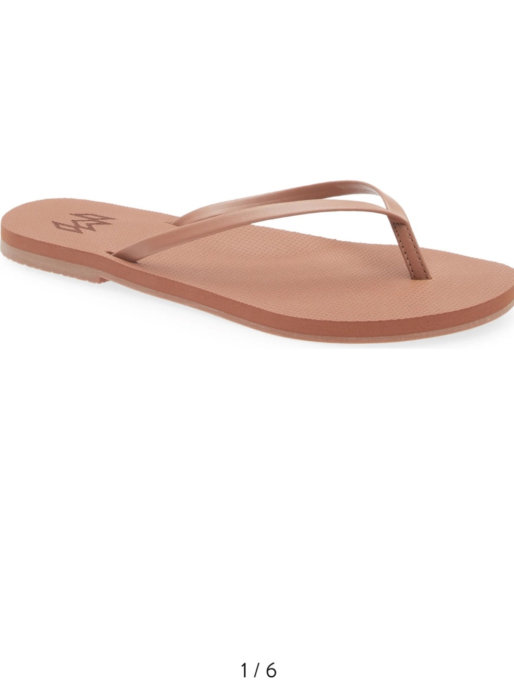 Malvados Brown Luxe Flip Flop Sandals. Size 10/11.